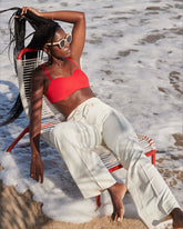 SPANXshape™ Swim Convertible Pique Bandeau Bikini Top | Spanx Red